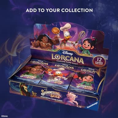 Ravensburger Disney Lorcana TCG: Shimmering Skies Booster Pack Display | 24 Packs with 12 Trading Cards Each | Ideal for Collectors & Disney Fans | Suitable for Ages 8+ - Image 3