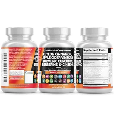 Clean Nutraceuticals Ceylon Cinnamon Turmeric Apple Cider Vinegar Ginseng Berberine Plus Bitter Melon Gymnema Milk Thistle Fenugreek - Image 8