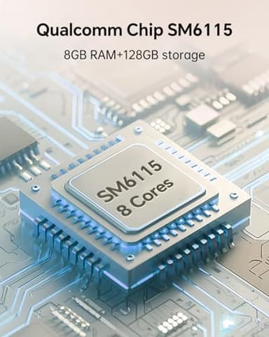 KTC 25 Inch Portable TV - Smart Touch Screen with Google Play, Android 14, Qualcomm 8G RAM+128G Storage, 1080P Smart Handy TV with 8MP Camera and Battery, Touchscreen Monitor for Camping, Bathroom - Image 4