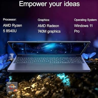 Lenovo IdeaPad Slim 3 Touchscreen Laptop (15.3" FHD+, AMD Ryzen 5 8540U (> Intel i7-1355U), 16GB RAM, 1TB SSD) for Business, Home, 1080p IR Webcam, Backlit, 14-Hr Battery Life, Wi-Fi 6, Win 11 Pro - Image 4
