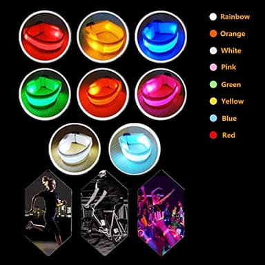 KIRALUMI 8 PCS LED Glow Bracelets, Light Up Bracelets for Kids Adults - Christmas Glow in The Dark Party Bracelets Favors Supplies for Concerts, Festivals, Game Prizes, Sports, Rave Accessories. - Image 7
