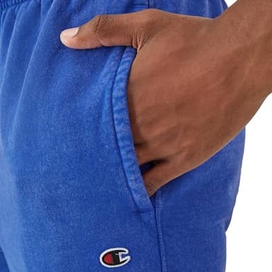 Champion, Mineral Dye Graphic, Fleece Men's Jogger Sweatpants, 30", Surf The Web C Patch Logo - Image 4