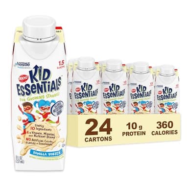 BOOST KID ESSENTIALS 1.5 Balanced Nutritional Drink for Children, Vanilla Vortex, 24 Count - Image 1