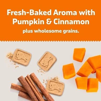 Blue Buffalo Health Bars Crunchy Dog Biscuits, Oven-Baked with Natural Ingredients, Pumpkin & Cinnamon, 16-oz Bag - Image 4