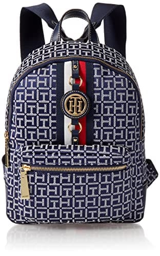 Tommy Hilfiger Womens Jaden Plus BACKPACK, Navy/White - Image 1