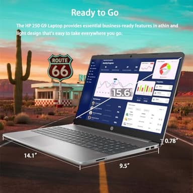 HP 250 G9 Business Student Laptop, Back to School Limited Edition, 15.6” FHD Display, Intel Dual Core, up to 2.80 GHz, 32GB RAM, 1TB SSD, Wi-Fi6, Webam, Windows 11 Pro, with Hub - Image 7