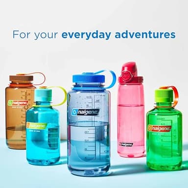 Nalgene Leak Proof Tritan BPA-Free Water Bottle - 32 oz Wide Mouth - Made in the USA for Outdoor Use & Daily Hydration (Amethyst) - Image 3