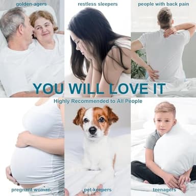 CHOKIT Queen Mattress Topper, Extra Thick Pillow Top Mattress Pad for Back Pain Relief, Cooling Bed Topper Mattress Cover with 8-21 Inch Deep Pocket - Image 7