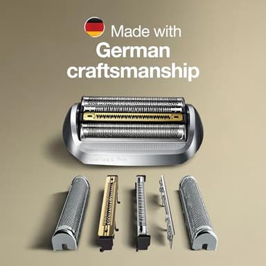 Braun Electric Shaver Head Replacement Part 94M, Compatible with Series 9 Pro and Series 9 Electric Razors for Men, Silver - Image 5