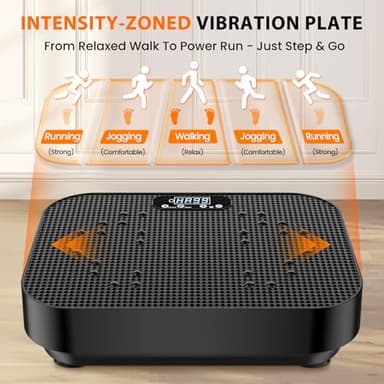 Vibration Plate Exercise Machine, 2025 Upgraded Fitness Vibrating Lymphatic Drainage Full Body Workout Shaker for Weight Loss, Featuring a 330 Lbs Capacity Vibrate Fitness Platform with 8 Modes - Image 5