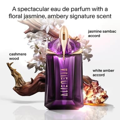 Mugler Alien - Eau de Parfum - Women's Perfume - Floral & Woody - With Jasmine, Wood, and Amber - Long Lasting Fragrance - 3.0 Fl Oz - Image 2