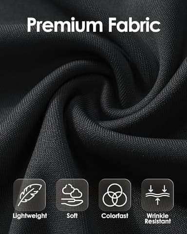 Boladeci Mens Long Sleeve T Shirts UPF 50+ Sun Protection Clothing UV SPF Shirts Rash Guard Moisture Wicking Performance Summer Swim Shirts(Black) - Image 4