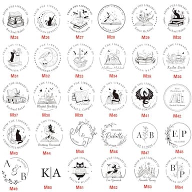 CasaFit Book Embosser Personalized - Custom Library Stamp with Metal Carving Molds | for Book Lovers/Teachers/Students Unforgettable Gift - Image 5