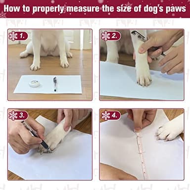 BEAUTYZOO Non Slip Dog Socks to Prevent Licking Paws -Dog Boots & Paw Protectors with Grippers on Hardwood Floors, Dogs Shoes for Hot/Cold Pavement Small Medium Large Senior Dogs Booties - Image 4