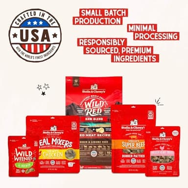 Stella & Chewy's Freeze-Dried Raw Chicken Breast Dog Treats - Single Ingredient, No Additives - Premium Training Treats - Perfect For Picky Eaters - 2.75oz Bag - Image 10