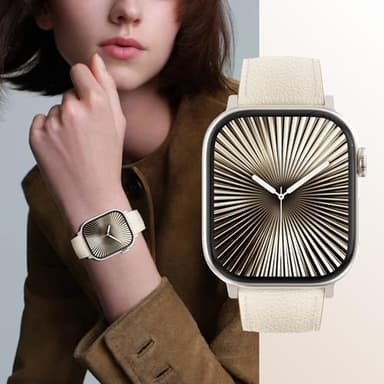 XINGYAS Leather Magnetic Watch Band Compatible with Apple Watch Ultra Band 49mm 46mm 45mm 44mm 42mm 41mm 40mm 38mm Replacement Strap for Women Men iWatch Ultra 3/2/1/SE3/Series 11/10/9/8/7/6/5/4/3/2/1 - Image 7