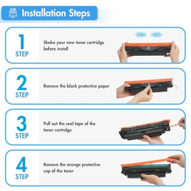 069H 069 Toner Cartridge Set: Compatible Replacement for Canon MF753Cdw Toner Cartridges 069 069H for Canon imageCLASS MF753Cdw MF751Cdw LBP674Cdw Printer Ink B/C/Y/M 4 Pack - Image 4