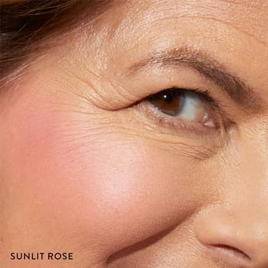 LAURA GELLER NEW YORK Baked Blush-n-Brighten Marbleized Blush for Cheeks - Sunlit Rose - Satin Finish - Buildable Color - Image 9