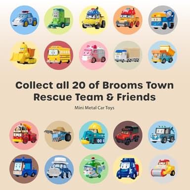Robocar POLI Roy Die-Cast Toy – Fire Truck Hero Figures Collection | STEM Education, Role Play Rescue Vehicle, Birthday for Kids Age1 2 3 4 5 - Image 5
