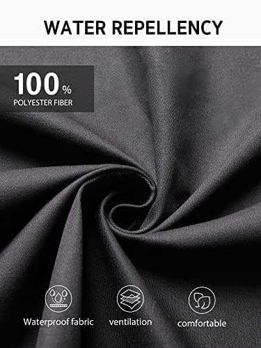 Syntus 2 Pack Server Apron with 3 Pockets, Waterdrop Resistant Waitress Waiter Waist Apron, 11.5-inch Black - Image 5