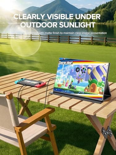 UPERFECT Portable Monitor 4K 16" | 1200 Nits Laptop Monitor | 3840 * 2400 UHD | 1MS FreeSync 2000:1 Contrast | USB-C & HDMI | VESA & Smart Case | Travel Screen for Computer, Mini PC, Game Consoles - Image 5