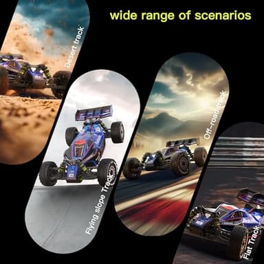 VIRCAS 1/12 Brushelss RC Cars, 50 MPH, RC Buggy, Remote Control Truck, 4×4 Monster Car, Ages 8+ - Image 4