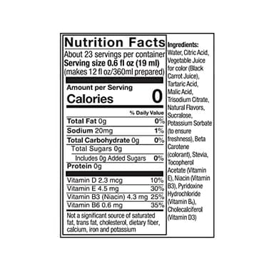 SodaStream Cranberry Raspberry Zero Calorie, 440ml 4-Pack - Image 2