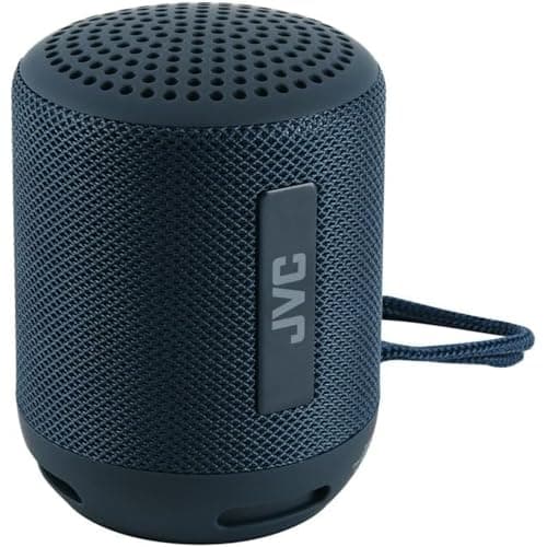 JVC Gumy Portable Bluetooth 5.3 Speaker – Indoor/Outdoor Wireless – Waterproof for Travel & Home – 16HR Playtime – USB-C, Aux Input, Compact & Easy to Carry, Mic for Calls, Voice Assist, Carry Strap - Image 1