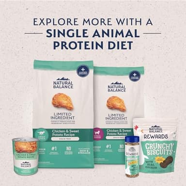 Natural Balance Limited Ingredient Small Breed Adult Grain-Free Dry Dog Food, Chicken & Sweet Potato Recipe, 4 Pound (Pack of 1) - Image 10