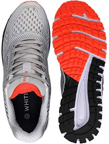 Joomra Whitin Mens Lightweight Tennis Shoes Arch Supportive Running Walking Fitness Size 12 Cushioned Cross Training Footwear for Man Runny Athletic Workout Sneakers Gray 46 - Image 6