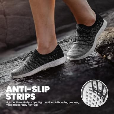 SEEKWAY Mens Womens Water Shoes Quick Dry Aqua Shoes Barefoot for Beach Surf Hiking Pool Water Sports - Image 5