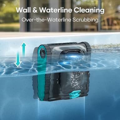 Aiper Scuba S1 2025 Robotic Pool Cleaner,Wall & Waterline Cleaning,180-Min Battery Life, Ultra-fine Filtation, Smart Navigation, App Support - Image 3
