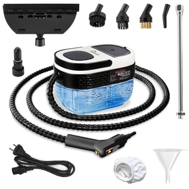 Handheld Steam Cleaner with Trigger Control, 1600ml Water Tank, Continuous High Pressure Steamer for Cleaning Floors, Tiles, Carpets, Grout, Upholstery, Furniture - Image 1