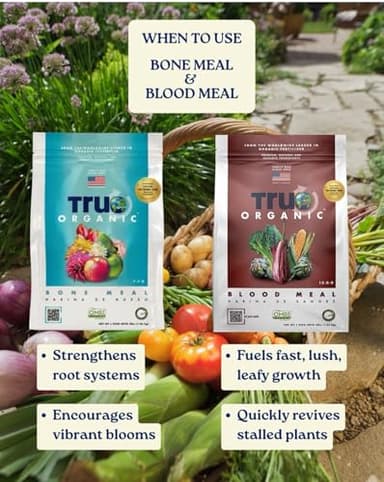 True Organic Blood Meal – High-Nitrogen Organic Fertilizer for Rapid Vegetative Growth – 3lb Bag Covers 104 Sq. Ft. - Image 13