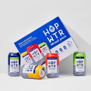 HOP WTR - Sparkling Hop Water - Variety Pack (12 Pack) - NA Beer, No Calories or Sugar, Low Carb, With Adaptogens and Nootropics for Added Benefits (12 oz Cans) - Image 7