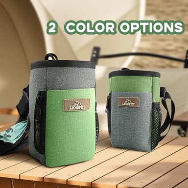LIOOPET Dog Treat Pouch Training Behavior Aid, Dog Treat Training Bag for Dog Walks Outdoor Activities Travel, Built-in Poop Bag Dispenser 3 Ways to Wear - Image 5