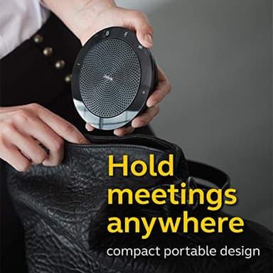 Jabra Speak 510 UC Wireless Bluetooth Speakerphone – Outstanding Sound Quality, Portable Conference Speaker for Holding Meetings Anywhere - Certified for Zoom & Google Meet - Image 4