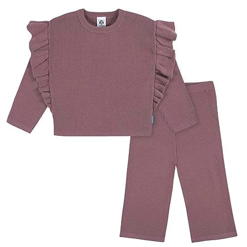 Gerber Baby Girls Toddler Sweater Knit Top and Cropped Pant Set, Pink, 18 Months - Image 1