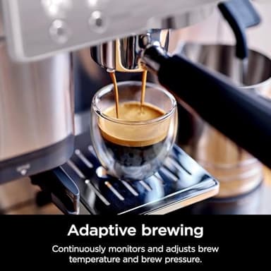 Ninja R-ES601 Luxe Café Premier Series Espresso Machine, Drip Coffee, Cold Brew, Grinder, Tamper, Frother, Silver (Renewed) - Image 5