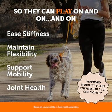 Pet Honesty Hip & Joint Health - Soft Chews for Dogs, Joint Supplement with Glucosamine Chondroitin, MSM, Turmeric, Joint Support + Mobility, May Reduce Occasional Discomfort (Bacon 90 Count) - Image 2