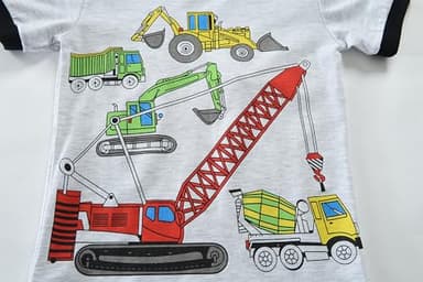 Little Hand Construction Truck Boys 4 Pieces Pajamas Sets Cotton Pjs Children Sleepwear Bulldozer Toddler Jammies 4t - Image 3