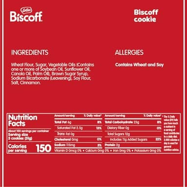 Lotus Biscoff Cookies – Caramelized Biscuit Cookies – 150 Cookies Individually Wrapped – Vegan, 0.2 Ounce (Pack of 150) - Image 2