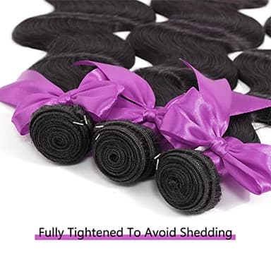 BEANATASHA 12A Human Hair Bundles 16 18 20 Inch Body Wave Bundles Human Hair 100% Unprocessed Brazilian Virgin Weave 3 Bundles Deals - Image 3