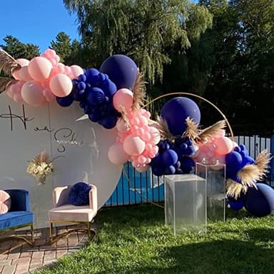 Voircoloria 130pcs Navy Blue Balloons Different Sizes 18" 12" 10" 5" Dark Blue Balloons for Birthday Graduation Baby Shower Anniversary New Year Party Holiday Decorations - Image 7