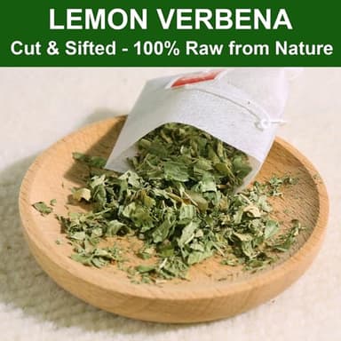 FullChea - Lemon Verbena Tea, 1.5g X 25 Count - Premium Lemon Tea For Digestion Support & Relaxation - Non-GMO - Caffeine-free - Natural Cut & Sifted Cedron Herb - Image 4