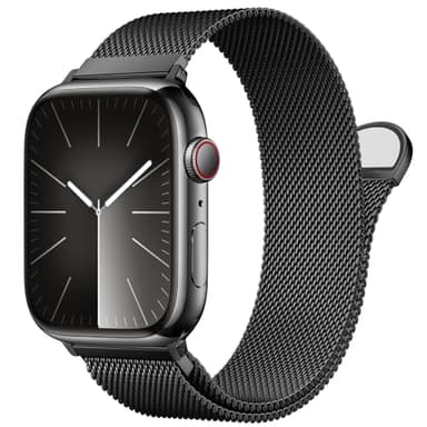 Stainless Steel Milanese Loop Compatible with Apple Watch Bands 46mm 42mm 44mm 45mm 49mm 38mm 40mm 41mm men and women,Magnetic Clasp Replacement for iWatch Ultra Series 11 10 9 8 7 SE 6 5 4 3 2 1 - Image 1
