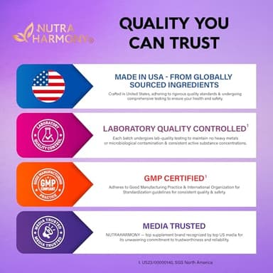 Biotin | Collagen | Hyaluronic Acid | Keratin - Clinically Tested Supplement - Hair Growth Support, Skin & Nails - 25000 mcg Vitamins B2, B3, B6 & B7 + B1 - Made in USA - Women & Men | 60 Capsules - Image 7