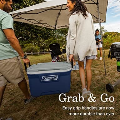 Coleman Classic Series Insulated Portable Cooler, Leak-Resistant Outdoor Hard Cooler Keeps Ice up to 5 Days, 52/70/120/150 Quart - Image 6