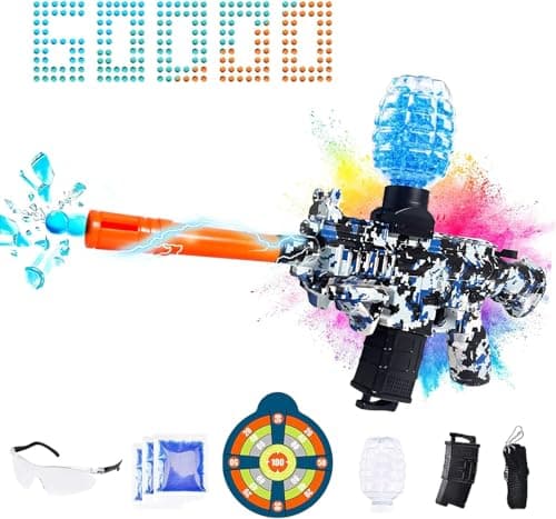 JANNIRESS Electric Blaster Toys Eco-Friendly Splatter Ball Blaster,Automatic Outdoor Games Toys for Activities Team Game - Image 1
