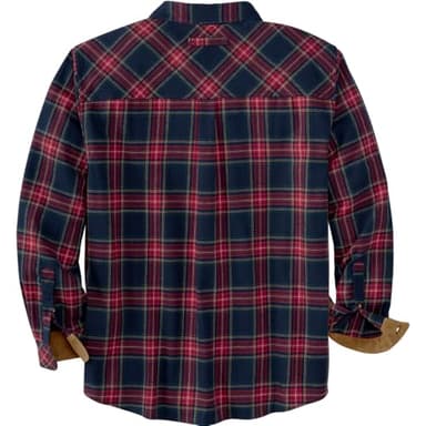 Legendary Whitetails Men's Standard Buck Camp Shirt, Tartan Red Plaid, XX-Large - Image 3